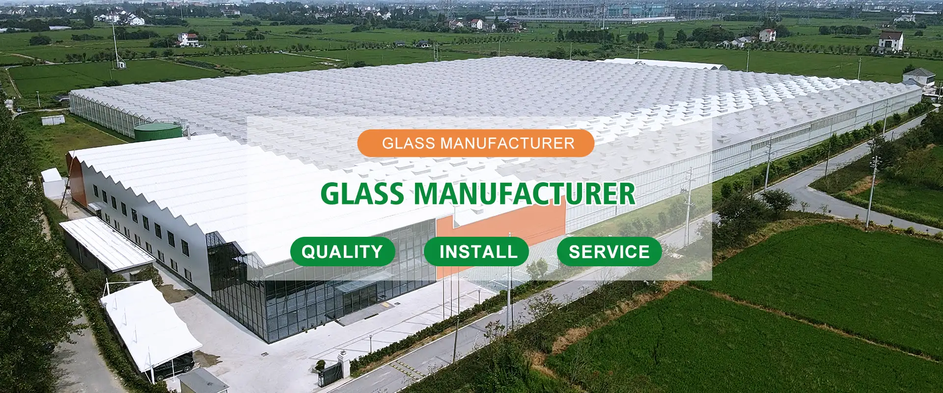 Multispan Glass CONSERVATORIUM Factory